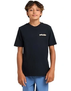 Boys 8-16 Alpha T-Shirt In Black