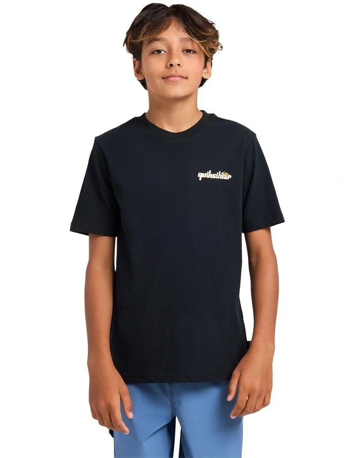 Boys 8-16 Alpha T-Shirt In Black image 1
