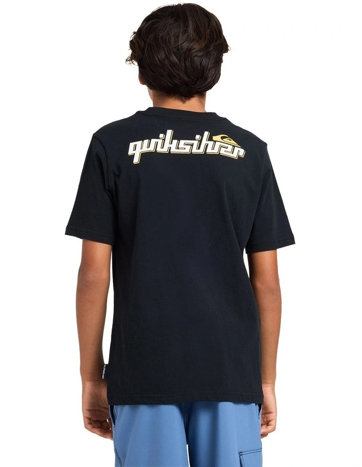Boys 8-16 Alpha T-Shirt In Black image 2