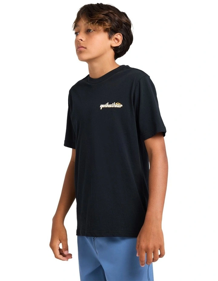 Boys 8-16 Alpha T-Shirt In Black image 3