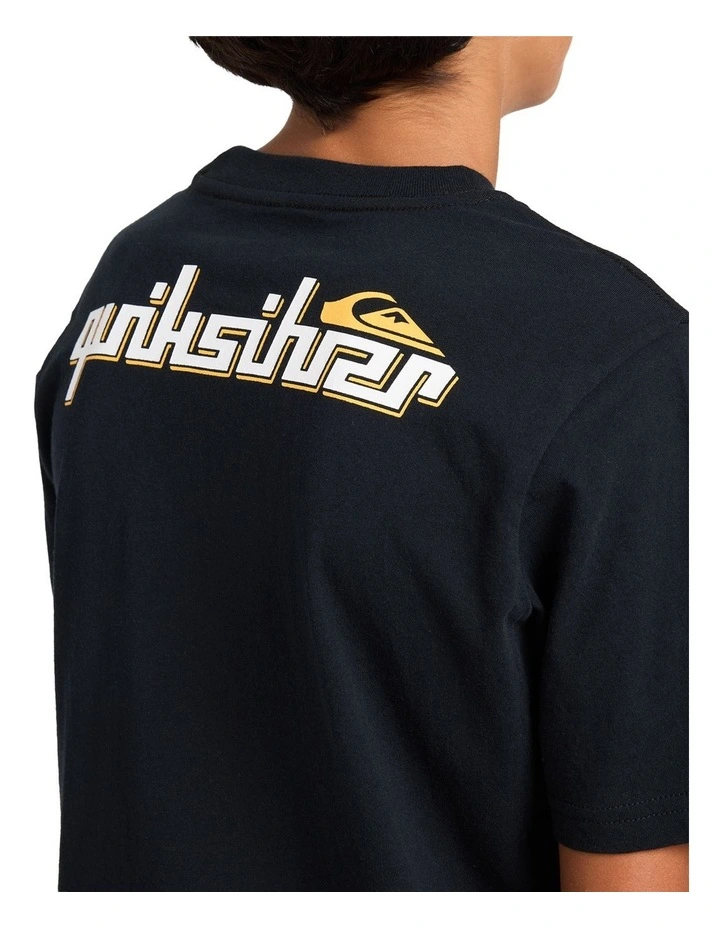 Boys 8-16 Alpha T-Shirt In Black image 4