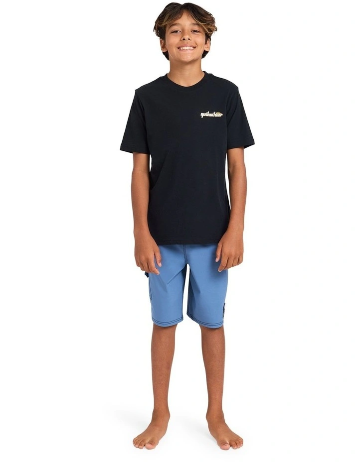 Boys 8-16 Alpha T-Shirt In Black image 5