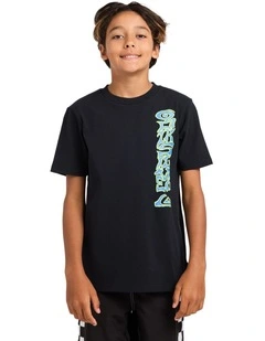 Boys 8-16 Melted T-Shirt In Black