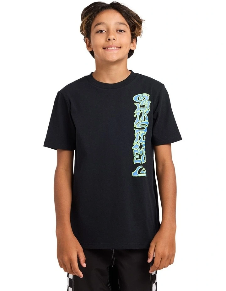 Boys 8-16 Melted T-Shirt In Black image 1