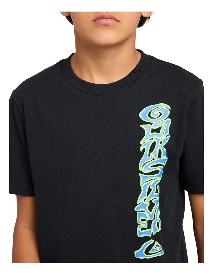 Boys 8-16 Melted T-Shirt In Black image 4