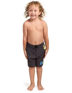 Boys 2-7 Wax Heads 13 Inch Boardshorts In Dark Shadow