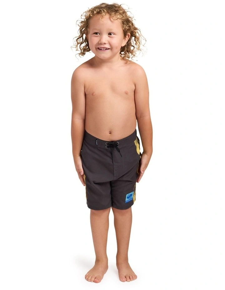 Boys 2-7 Wax Heads 13 Inch Boardshorts In Dark Shadow image 1
