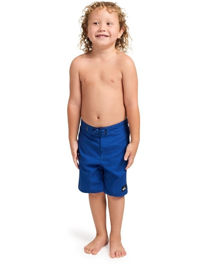 Boys 2-7 Everyday Billboard 13 Inch Boardshorts in Monaco Blue image 1