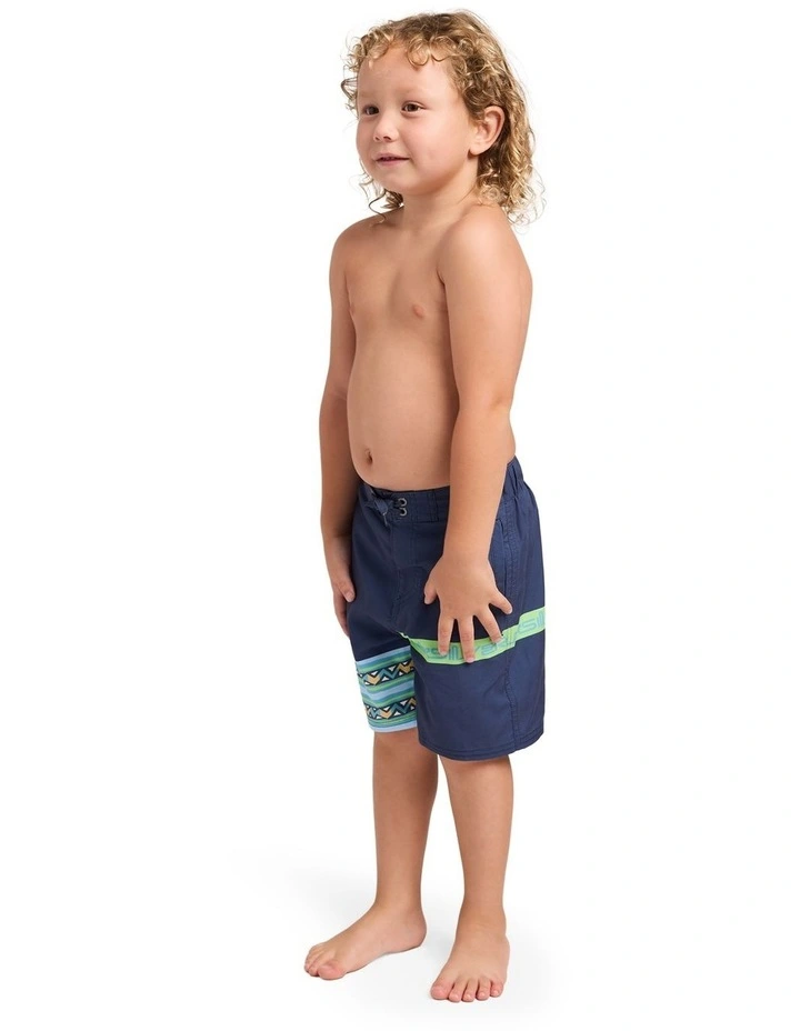 Boys 2-7 Wax Heads Half Jam 13 Inch Volley Shorts In Mood Indigo image 3