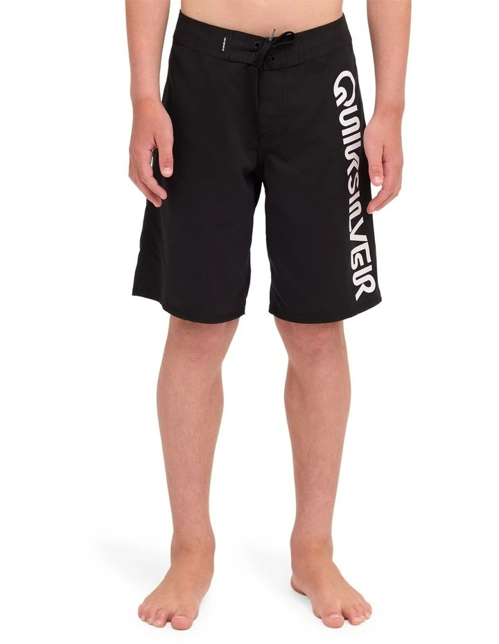 Boys 8-16 Everyday Omni Logo 17 Inch Boardshorts in Black image 1