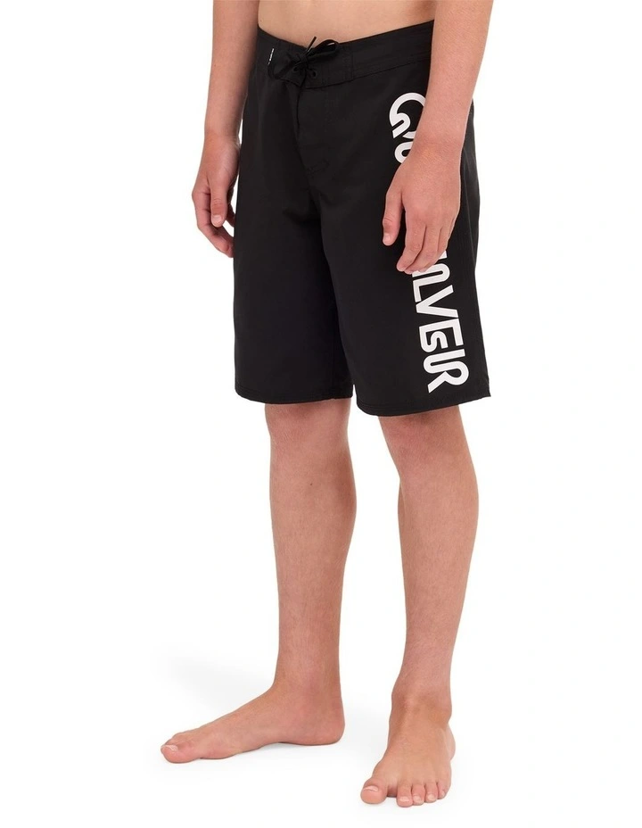 Boys 8-16 Everyday Omni Logo 17 Inch Boardshorts in Black image 3