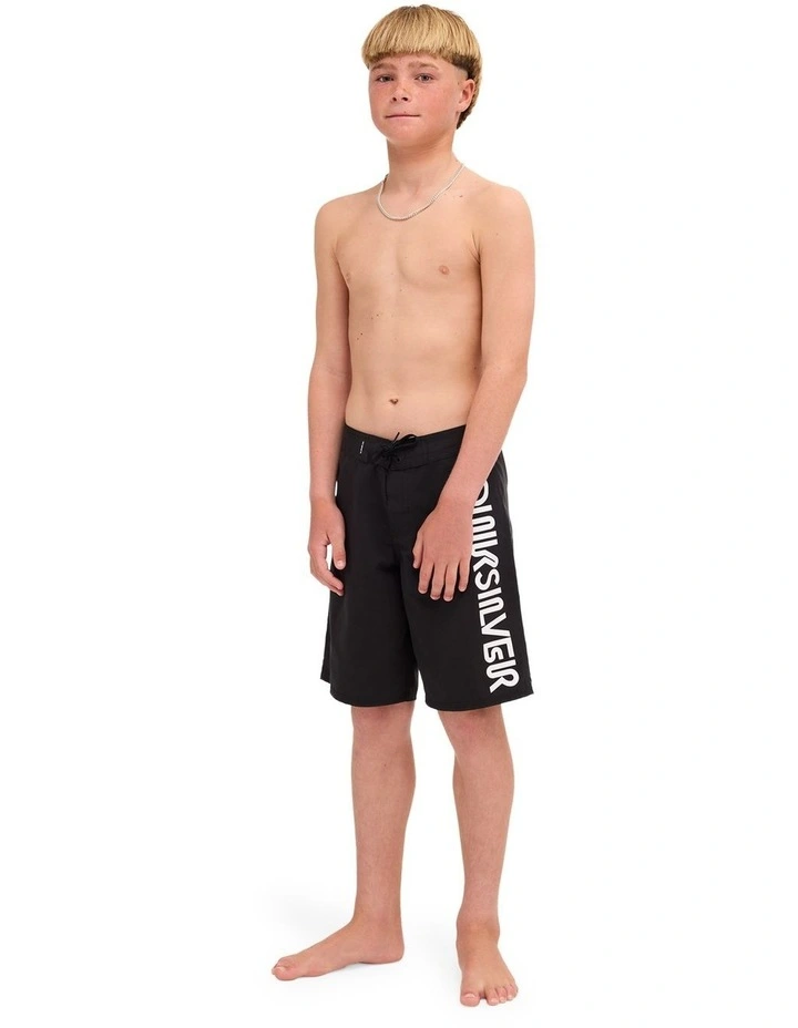 Boys 8-16 Everyday Omni Logo 17 Inch Boardshorts in Black image 5