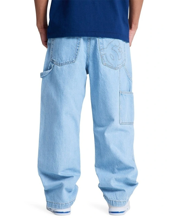 Baggy Denim Carpenter Jeans in Indigo Light image 2