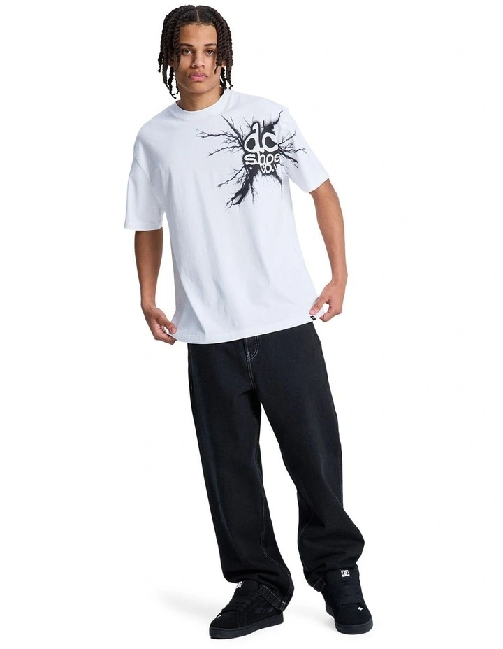 Baggy Denim Jeans in Black Tint image 5