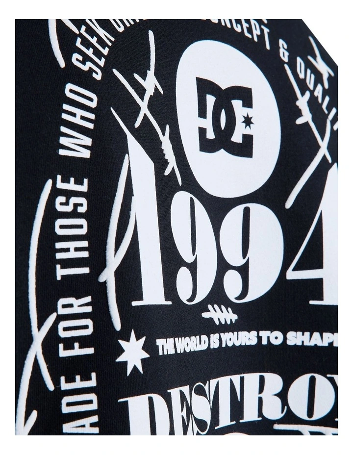 Shape Or Destroy Hoodie in Black image 4