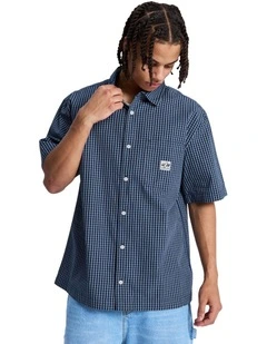 Game On Short Sleeve Shirt in Estate Blue