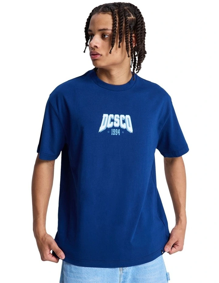 Crown College Short Sleeve T-Shirt in Estate Blue image 1