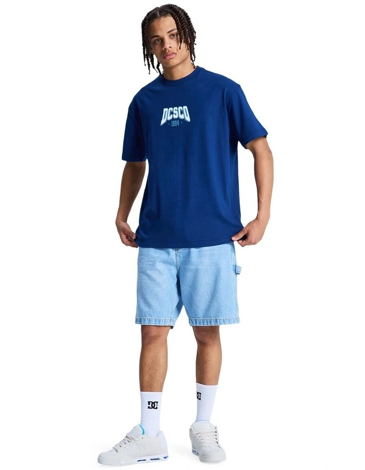 Crown College Short Sleeve T-Shirt in Estate Blue image 5
