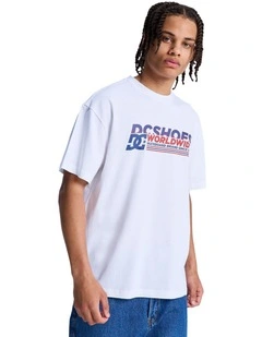 Queltra Lhss Short Sleeve T-Shirt in Optic White