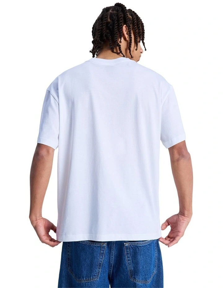 Queltra Lhss Short Sleeve T-Shirt in Optic White image 2