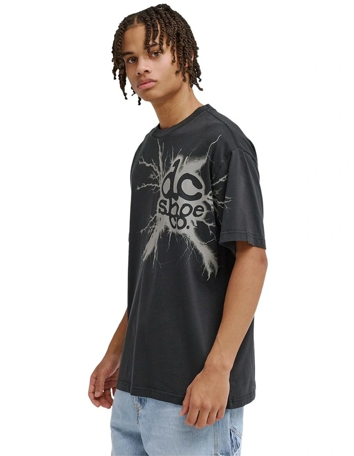 Strike Twice Short Sleeve T-Shirt in Black image 3