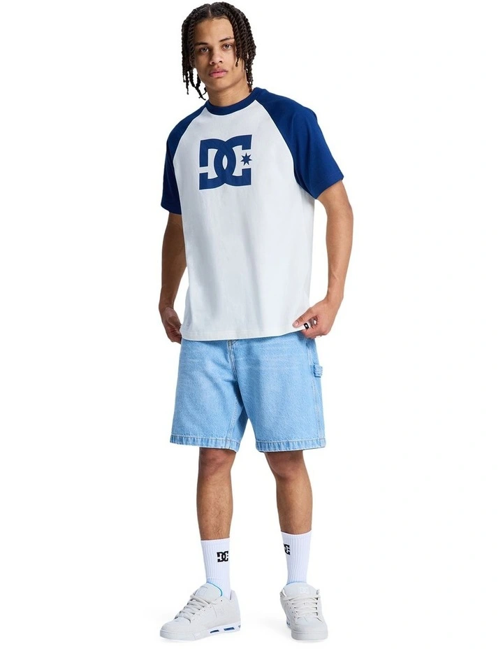 DC Corpo Short Sleeve T-Shirt in Lily White image 5