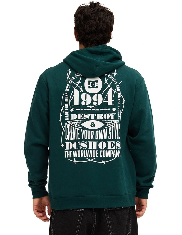 Shaped Destroy Pullover Hoodie in Ponderosa Pine image 4