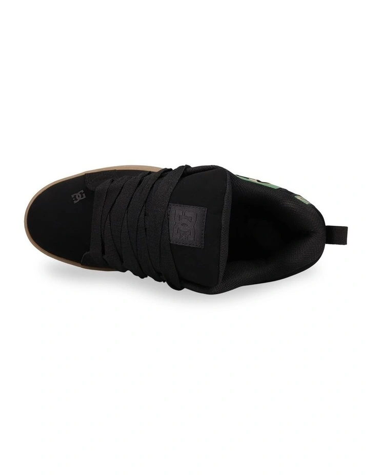 Court Graffik Sneakers in Black/Black/Gum image 5