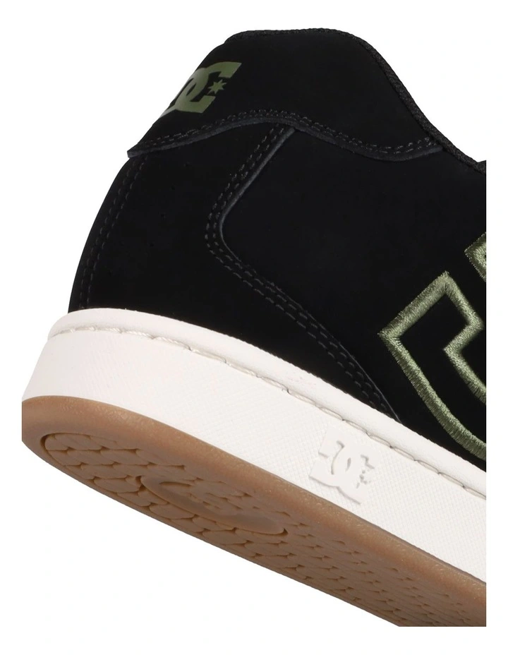 Net Sneakers in Black/Off White/Olive image 4