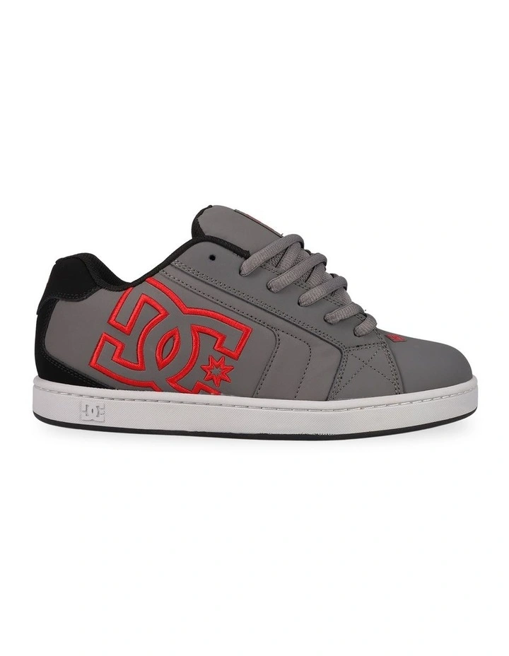 Net Sneakers in Dark Grey/Grey/Red image 1