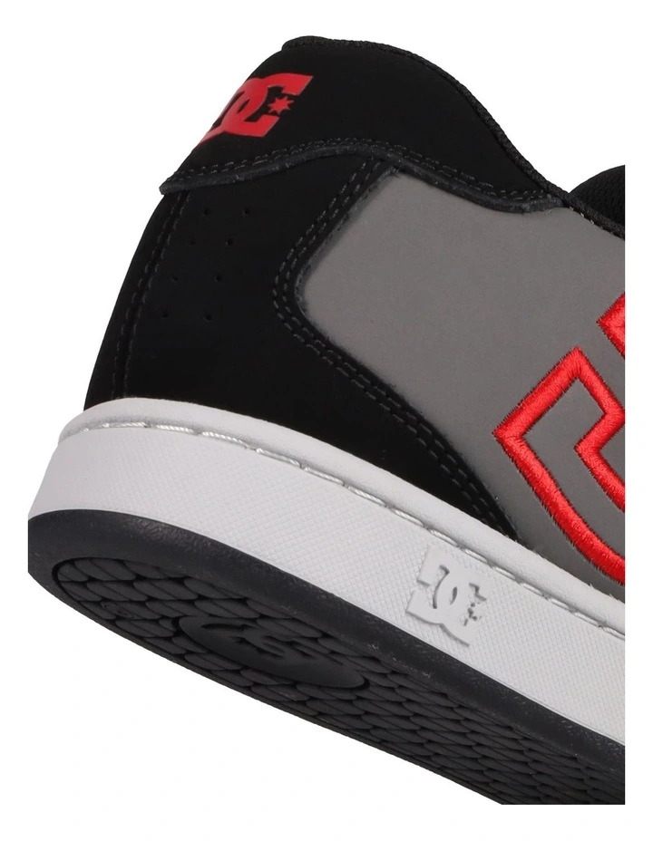 Net Sneakers in Dark Grey/Grey/Red image 4
