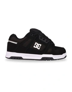 Stag Sneakers in Black/Black/White