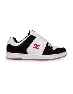 Manteca 4 Skate Shoes in Black/White/Red