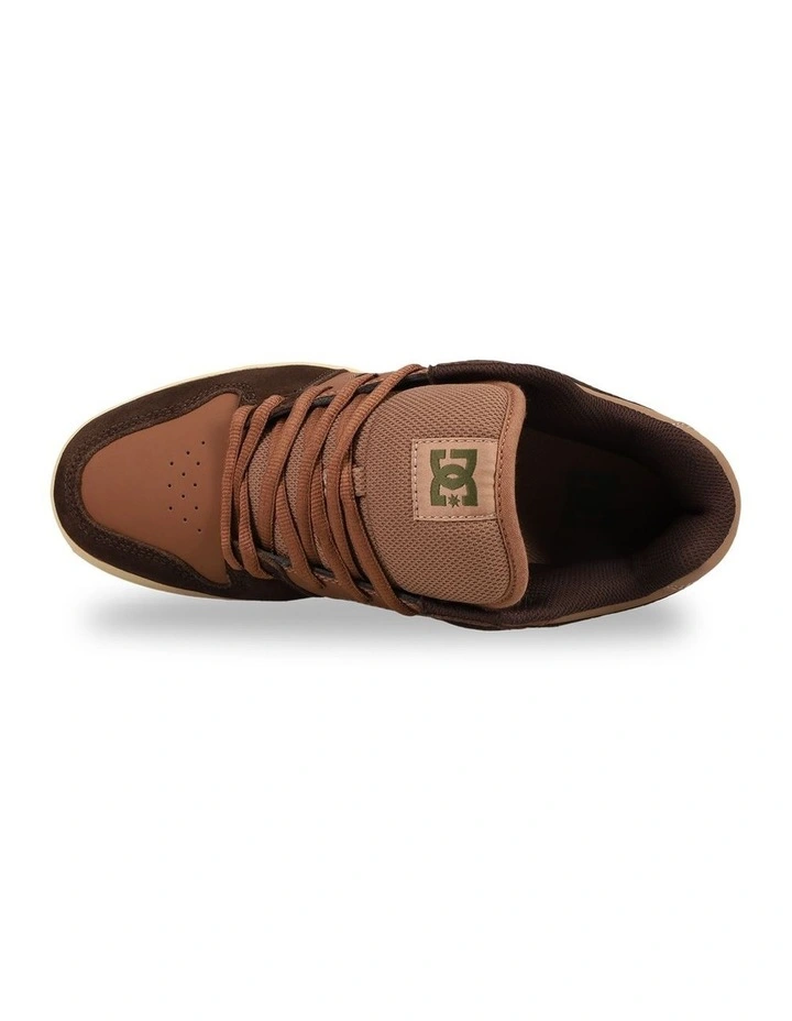 Manteca 4 Skate Shoes in Brown/Tan/Silver Bir image 5