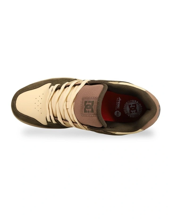 Manteca 4 S Skate Shoes in Olive/Tan image 5