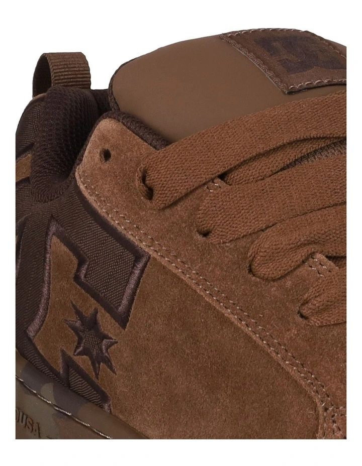 Court Graffik S Skate Shoes in Brown/Brown image 4