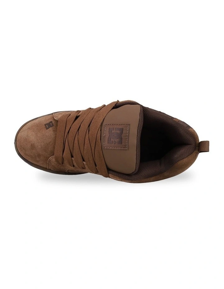 Court Graffik S Skate Shoes in Brown/Brown image 5