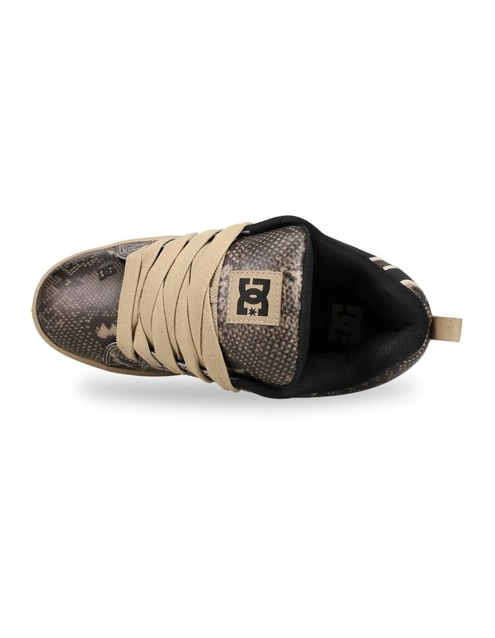 Court Graffik S Skate Shoes in Tan/Black image 5