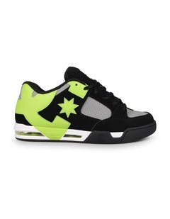 Dc Commad Skate Shoes in Black/Grey/Lime