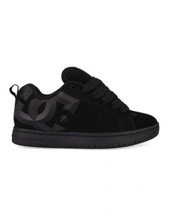 Court Graffik Skate Shoes in Black