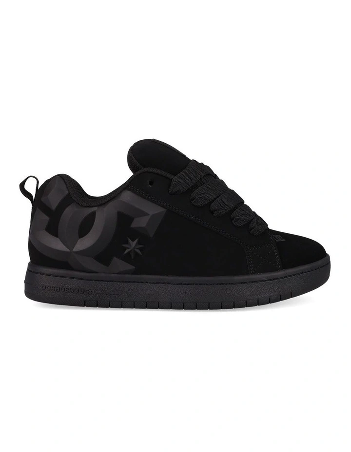 Court Graffik Skate Shoes in Black image 1