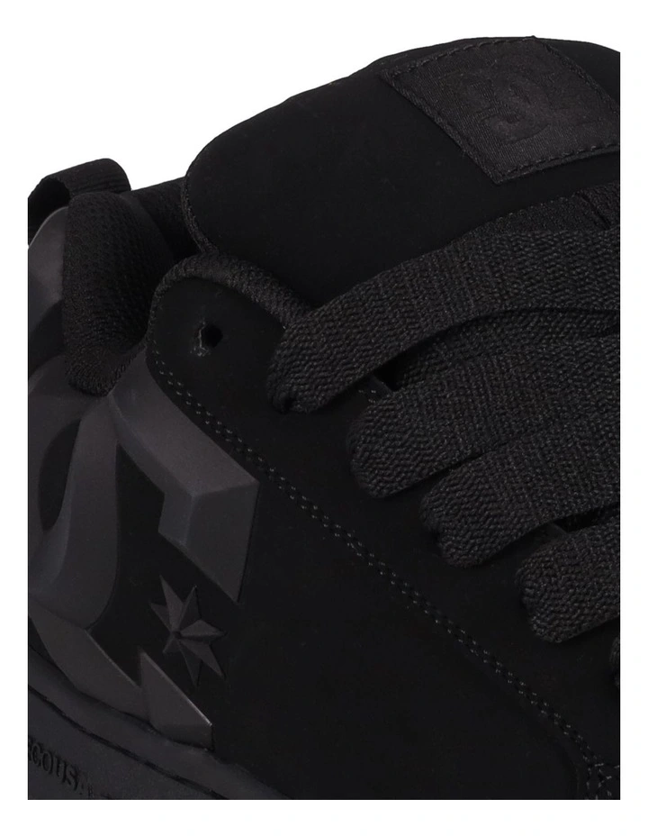 Court Graffik Skate Shoes in Black image 4