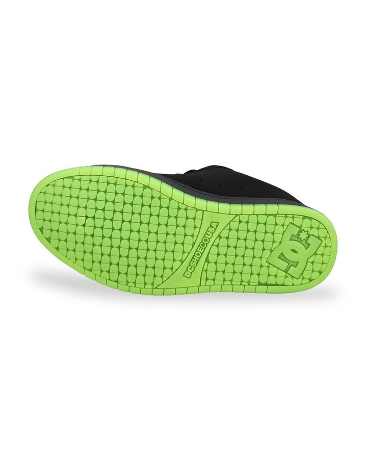 Court Graffik Jumanji Sneakers in Black/Black/Lime image 5