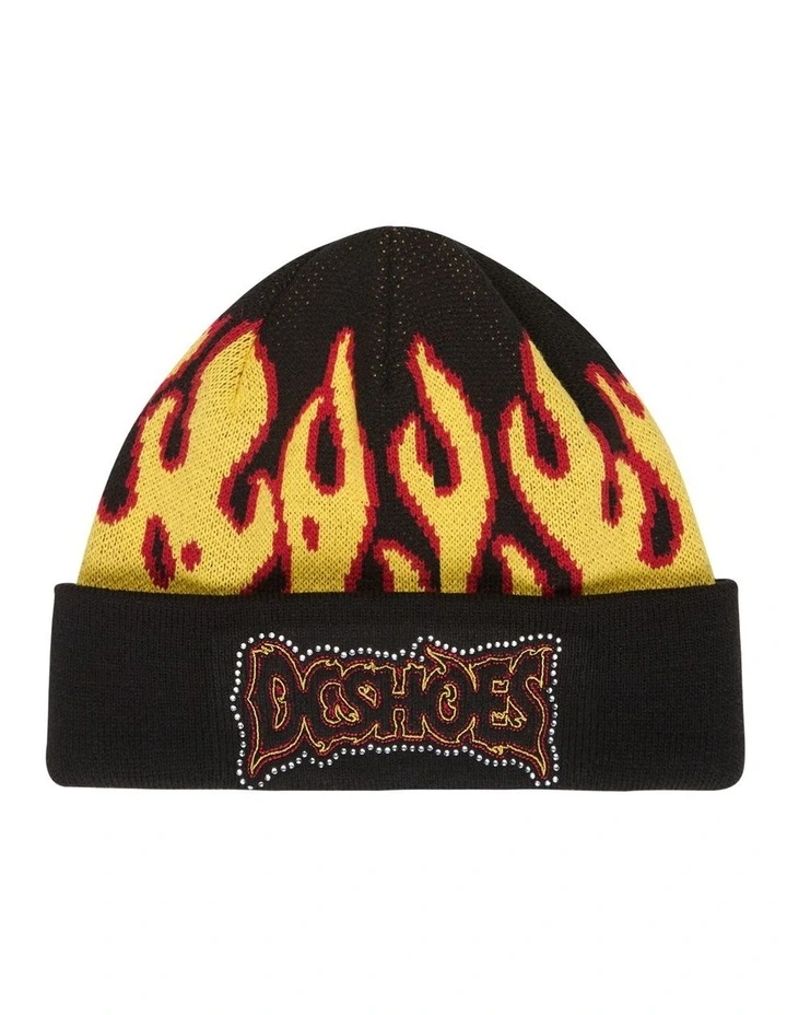 Burning Beanie in Black image 1