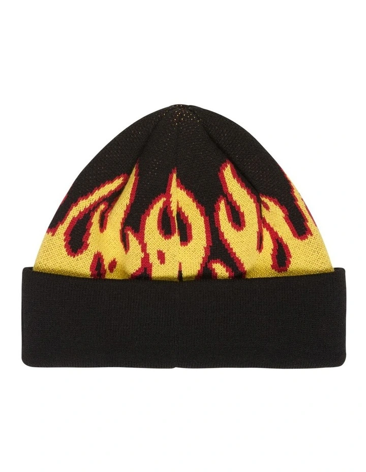 Burning Beanie in Black image 2
