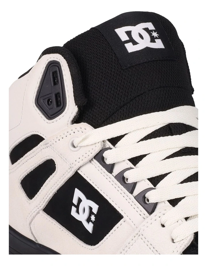 Pure High-Top Skate Shoes In Red image 5