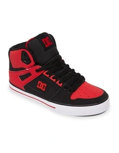 Pure High-Top Skate Shoes In Red
