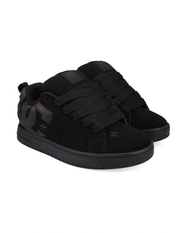 Court Graffik Skate Shoes In Black image 1