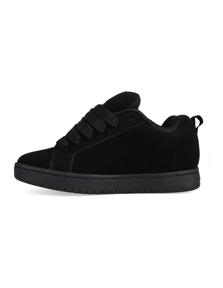 Court Graffik Skate Shoes In Black image 3