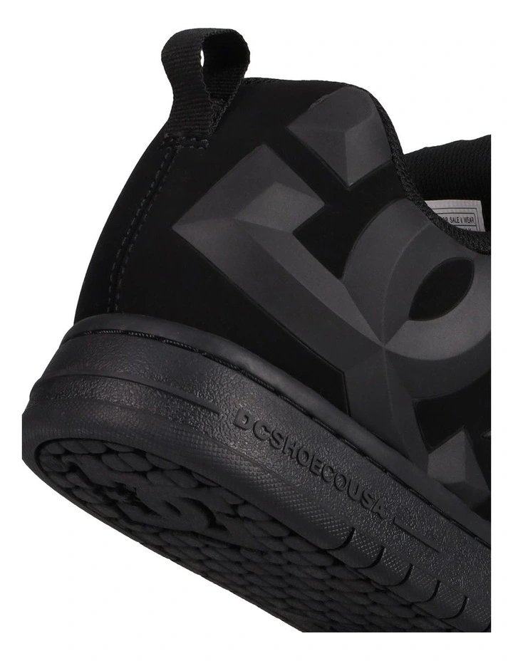 Court Graffik Skate Shoes In Black image 5